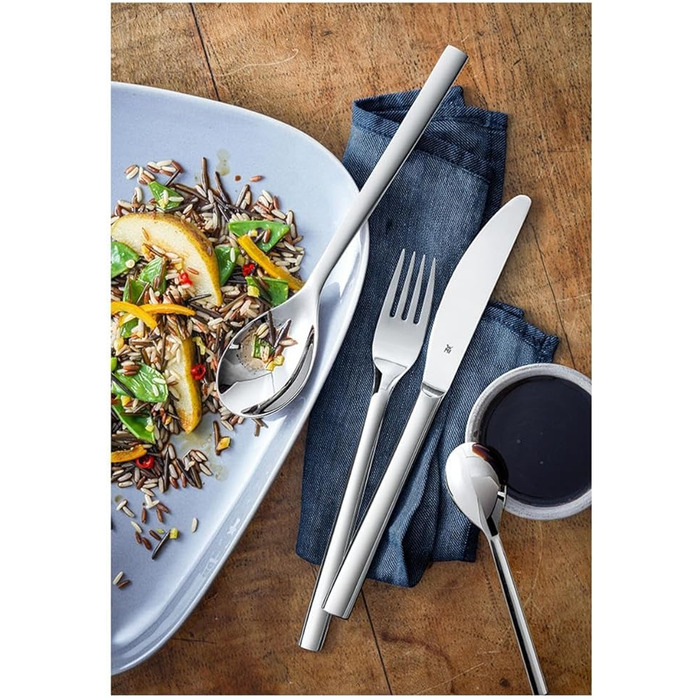 Набор столовых приборов из 4 предметов, полированная нержавеющая сталь  Nuova WMF