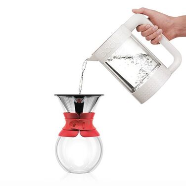 Кавник з фільтром з силіконової захистом, 1 л, Pour Over Bodum