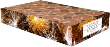 Ароматичні чайні свічки Pajoma 90, 3x30 шт. , ароматичні свічки, багато ароматів на вибір, висота 1,5 см, діаметр 3,5 см (Butter Spekulatius, 30)