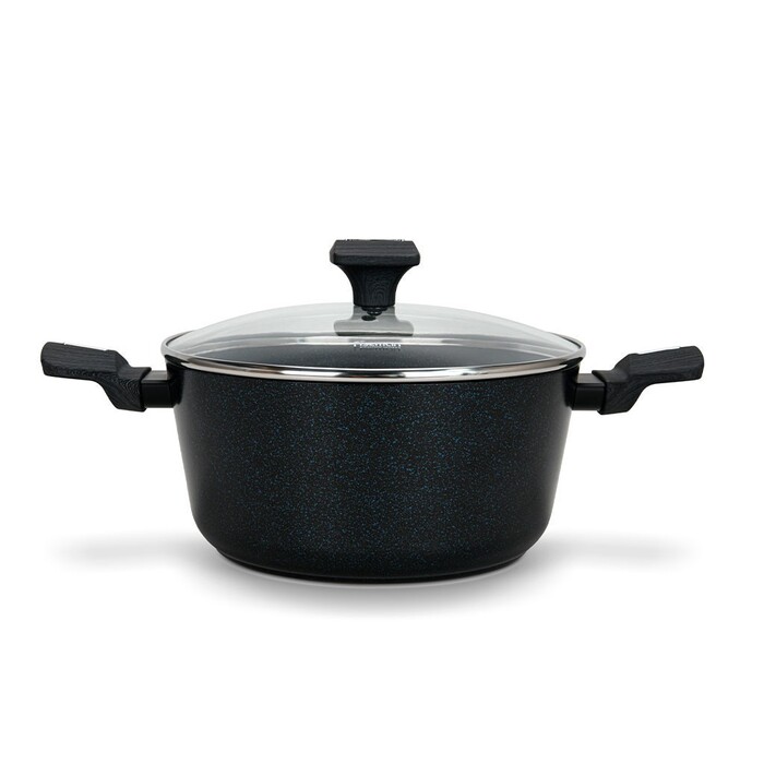 Кастрюля со стеклянной крышкой 24 см 4,43 л FERRO Fissman