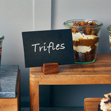 Меню-холдер 3*3*2 см, деревянный, акация, GenWare