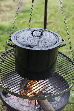 Кастрюля с фланцем 20 см, 4 литра, без крышки,  Riess