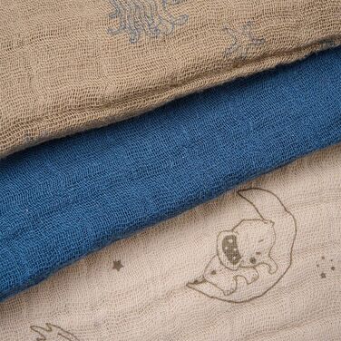 Набір із 6 тканинних рушників для дітей 65 x 65 см PIPPI