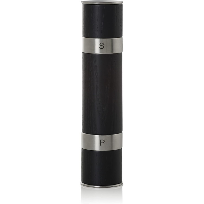 Млин для перцю та солі подвійний, чорний Duomill AdHoc