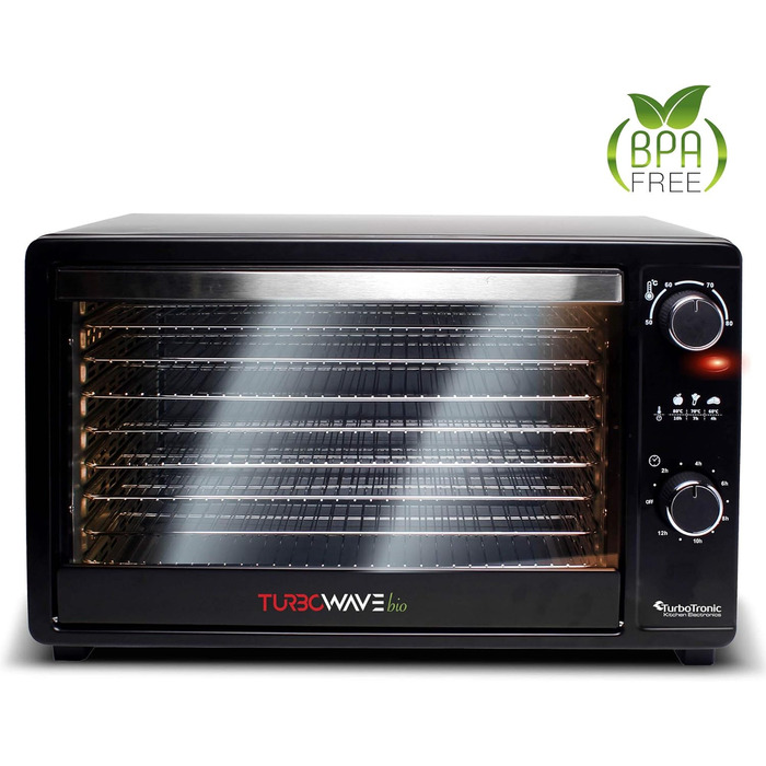 Дегідратор на 8 полиць, 650 Вт, 30 л TurboTronic