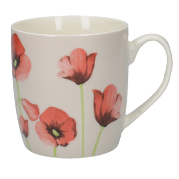 Кухоль CreativeTops PAPAVERO POPPY Everyday Home, фарфор, 400 мл
