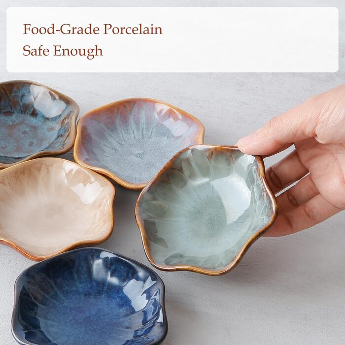 Набір з 6 керамічних мисок для соусу 55 мл NUTRIUPS