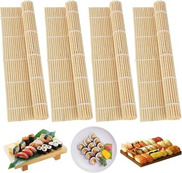 Килимок для суші 4 шт 24 x 24 см XIEJ
