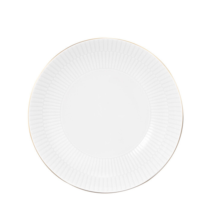 Супова тарілка 21 см, біла із золотистим обідком Amina Goldrand Seltmann Weiden