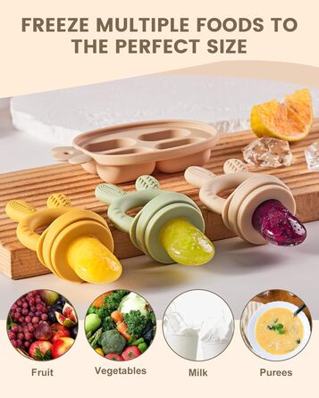 Набір силкіконових ніблерів для дітей 2 шт. KIAANS