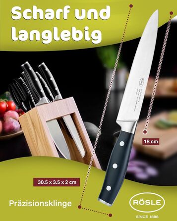 Ніж для м'яса 18 см Tradition Rosle