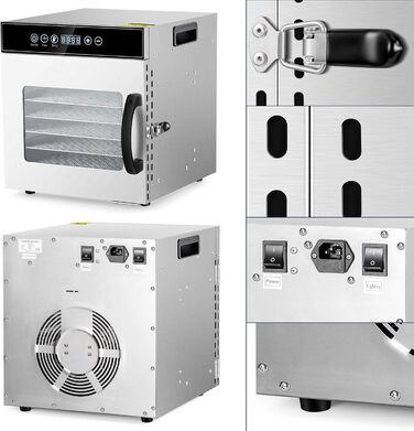 Дегидратор на 8 полок, 500 Вт Kwasyo