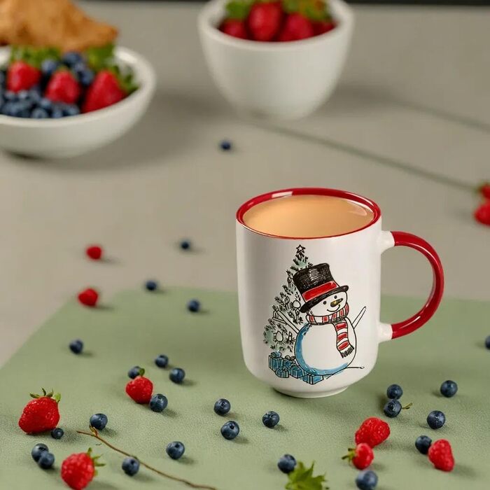 Керамічна різдвяна кружка 450 мл. TuYines