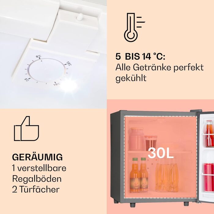 Міні-холодильник 30 л Klarstein