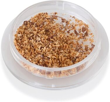 Млин для мускатних горіхів 12,5 см, сріблястий, подарунковий набір Muskatino AdHoc