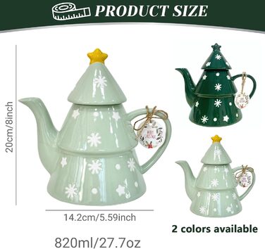 Рождественский чайник 820 мл. Mafagwre