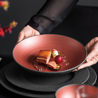 Пиала 430 мл черная/медная Manufacture Rock Glow Villeroy & Boch