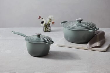 Чавунний сотейник 2 л з кришкою, Морська сіль Signature Le Creuset