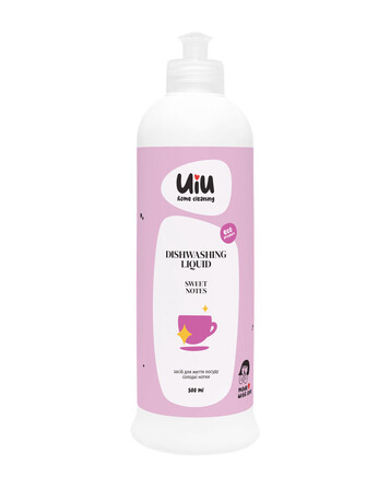 Средство для мытья посуды Сладкие нотки 500 мл UIU