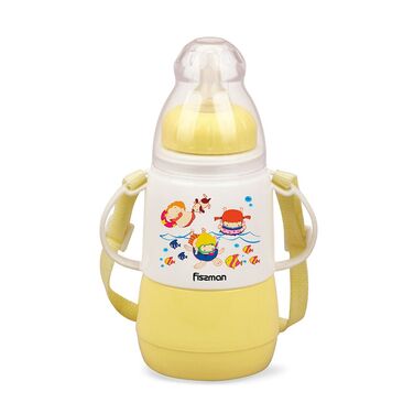 Пляшка для годування Fissman 150 мл жовтий (7953)