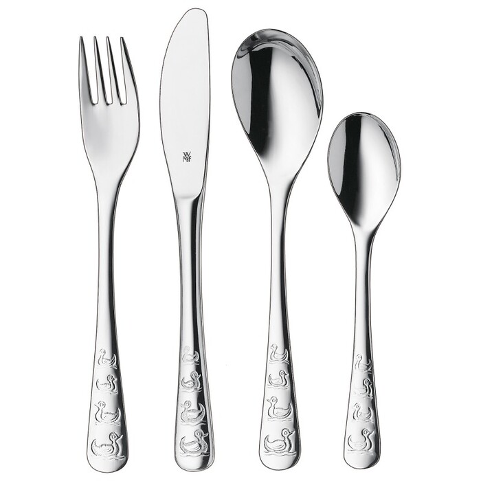 Набір дитячих столових приборів 4 предмета Alle meine Entchen Kinderartikel WMF