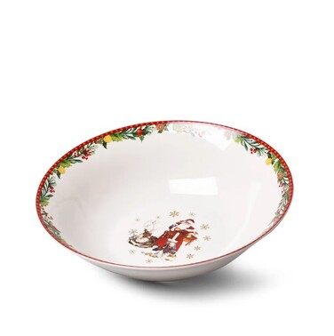 Салатник Fissman NEW YEAR 23,2 см фарфор (13806)