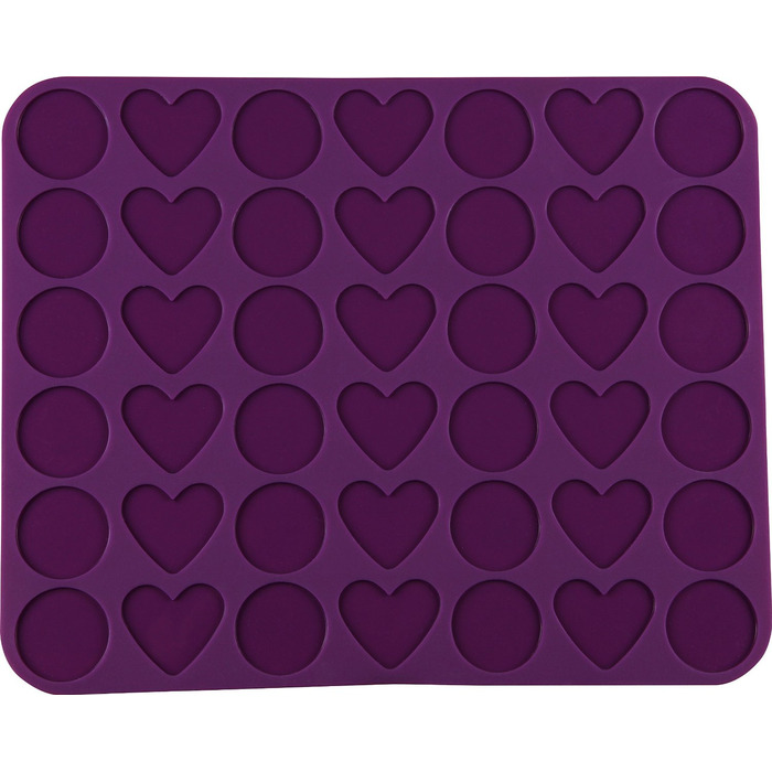 Силіконовий килимок для випічки фігурних макаронів 36 х 29 см Flexxibel Love Dr. Oetker