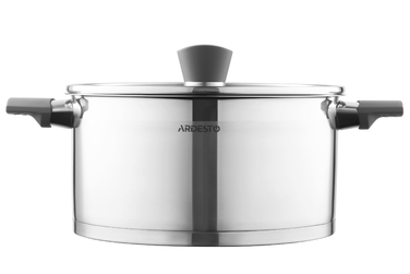 ARDESTO Gemini Pan, стеклянная крышка, 5,2 л, нержавеющая сталь