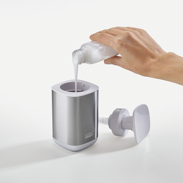 Диспенсер для мила, 7,5 х 15,9 х 7,5 см, металік Presto Steel Joseph Joseph