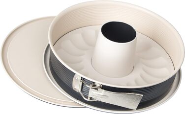 Каструля Zenker 7813 Springform Crme Noir з 2 основами, діаметр 29 см, нержавіюча сталь, сірий / бежевий, 28 x 28 x 7 см 29 x 29 x 7 см