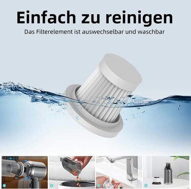 Ручний бездротовий пилосос з акумулятором 120 Вт NVKHG