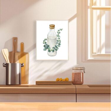 Настенный плакат с 4 предметами в стиле бохо для кухни и столовой Calkkrer