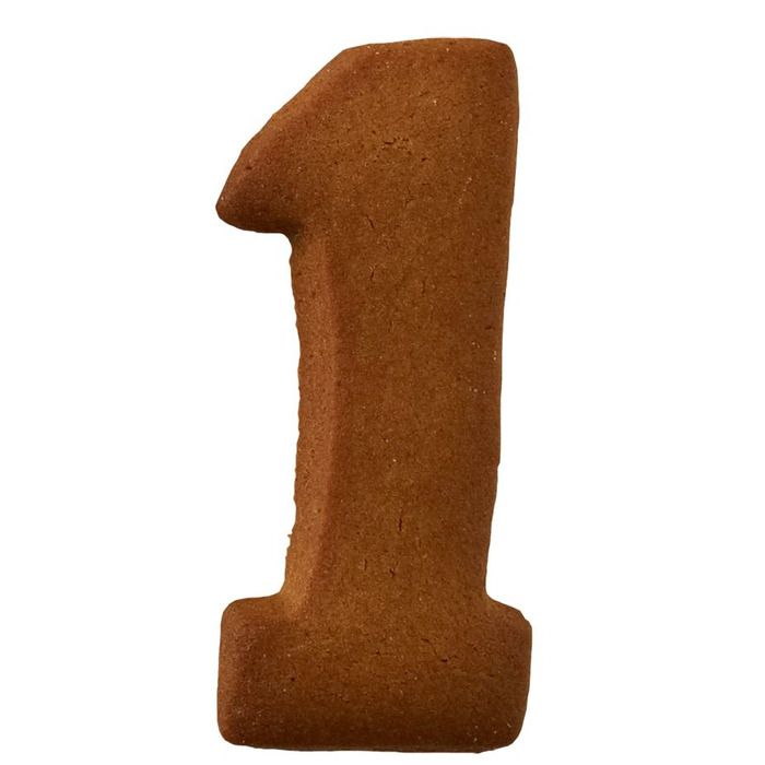 Форма для печива у вигляді цифри 1, 6 см, RBV Birkmann