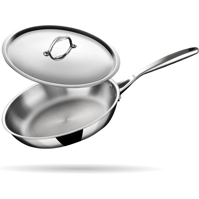 Сковорода 20 см с крышкой Stahl