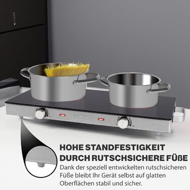 Плита настольная электрическая 2800 Вт PC-DKP 1211 ProfiCook