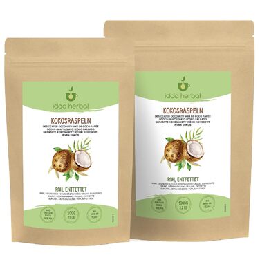 Кокосовая стружка несладкая и жареная 500 г IDDA Herbal