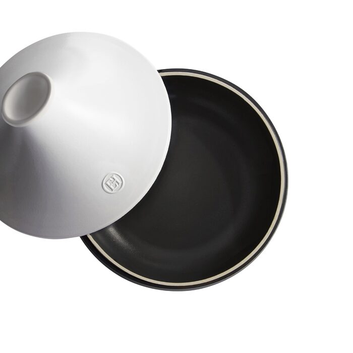 Таджин 27 см, 2 л черно-белый Delight Emile Henry