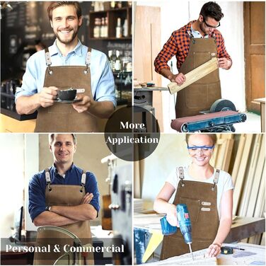 Фартух з полотна 55,9 х 76,2 см коричневий RAPRON