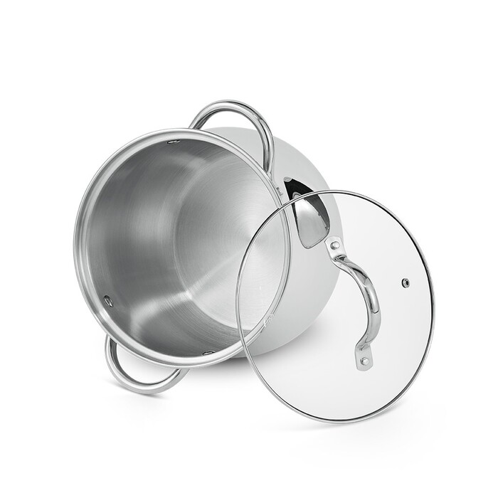 Кастрюля со стеклянной крышкой 20 см 5,4 л FAVIO Fissman