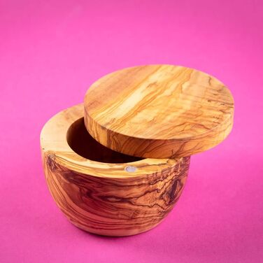 Горщик для солі/спецій-4006528058574 Горщик для солі/спецій, дерево, 9,5 см, 4006528058574