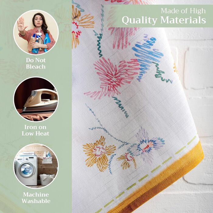 Набір із 3 багатоцільових кухонних рушників Maison d&39 Hermine Rural Christmas, 100 бавовна Барні рушники День подяки/Різдво (50 см x 70 см) (27 - Райський острів)