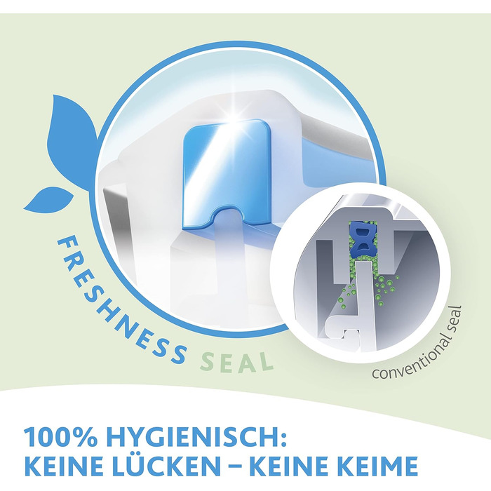 Набір контейнерів для зберігання продуктів EMSA Clip & Close, прямокутні, 5 x 0,8 л, коробки для зберігання, 100 герметичні, придатні для миття в посудомийній машині, морозильної камери та мікрохвильової печі, прозорі, сині, зроблені в Німеччині, N10307 (