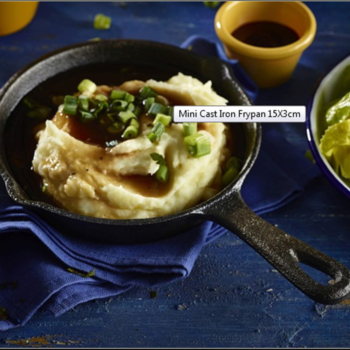 Чавунна сковорода 15х3 см, 440 мл, кругла Genware