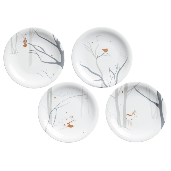 Тарілка для десерту набір 4 предмети Update Winters Tale Kahla