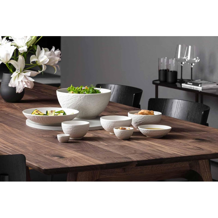 Стаканчик для яєць Manufacture Rock Blanc, придатний для миття в посудомийній машині, матовий шиферний вигляд, сучасний дизайн, можна використовувати як чарку/шніцглас, преміум-порцеляна (білий, 6 шт. (упаковка з 1))