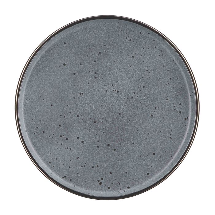 ARDESTO Тарілка обідня Fasano, 26см, кераміка, сірий темний