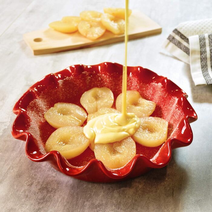 Форма для випікання пирога 21,5 см бордова Emile Henry