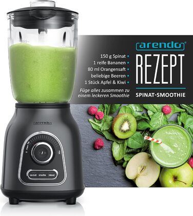 Блендер 1,75 л 1400 Вт Arendo