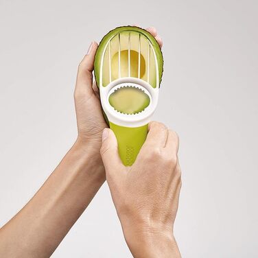 Інструмент для авокадо 3 в 1, пластик, зелений, 6,6 x 1,8 x 18 см Joseph Joseph