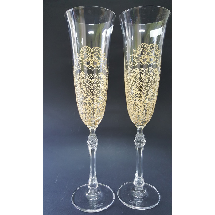 Весільні фужери Sandy  2шт. 4404 BOHEMIA
